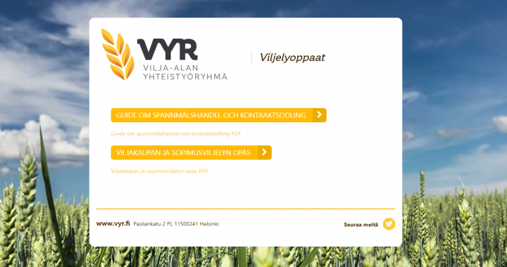 Uudistettu opas VYR ry:lle