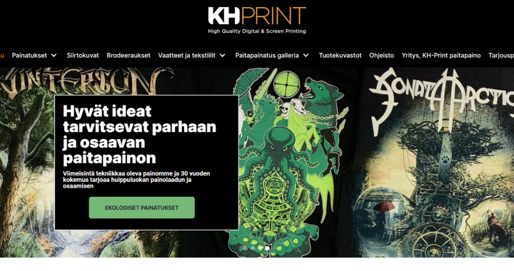 Näkyvyyttä ja asiakkaita digimarkkinoinnilla KH-Print Oy:lle