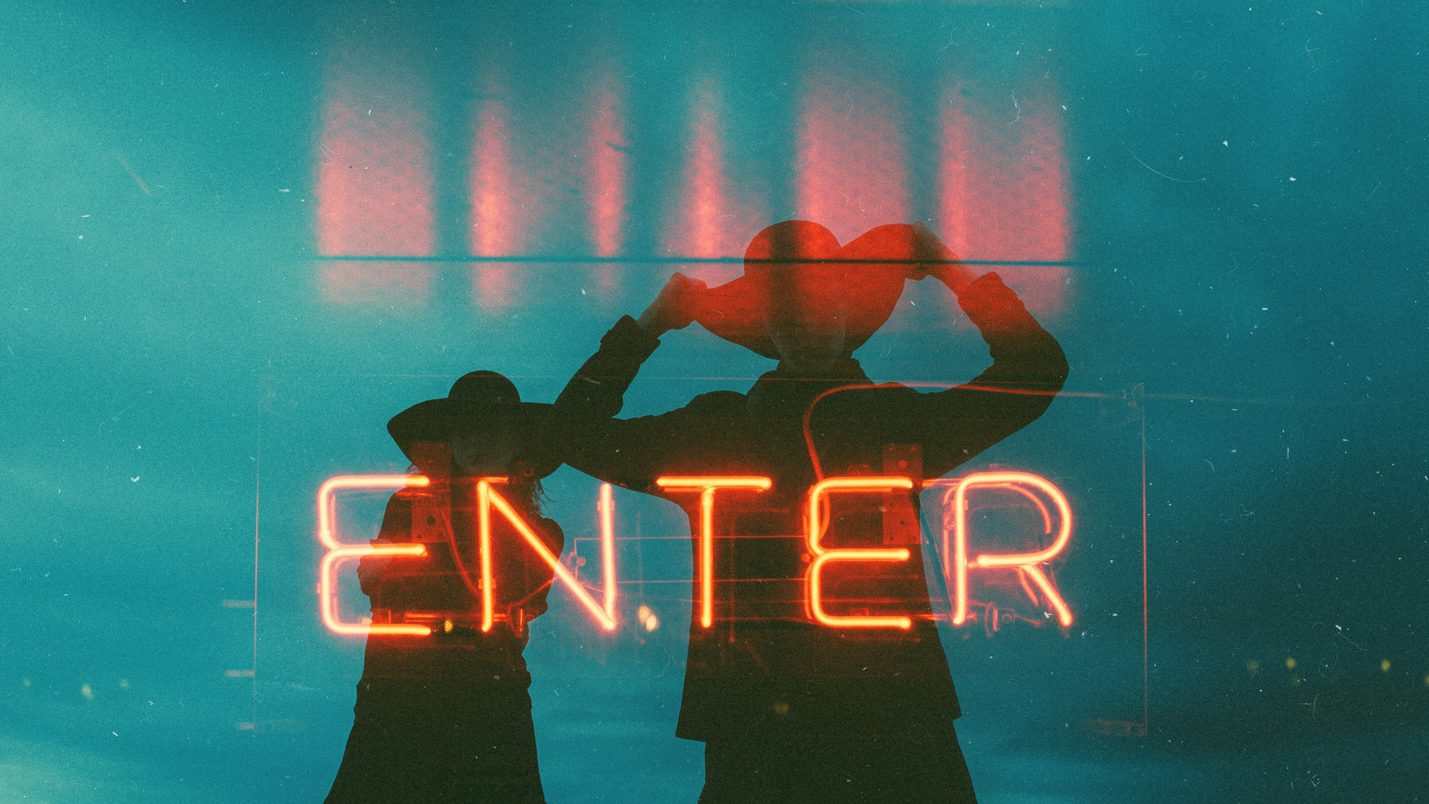 The Basics of Web Accessibility - Picture of a neon sign "Enter"